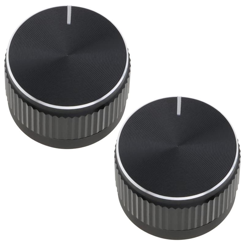 OTOTEC 2 Pièces Bouton Radio à Trou en D 20x13mm Bouton de Type D Demi-Arbre 39109M68K00 Bouton de Bouton Radio Bouton de Contrô
