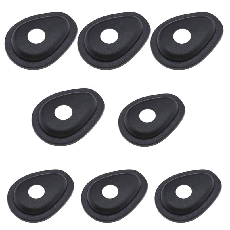 Lot de 2 Plaques d'adaptation pour Clignotants de Moto Compatible avec Yamaha MT07 MT09 Plaques d'indicateur Avant Arrière Clign