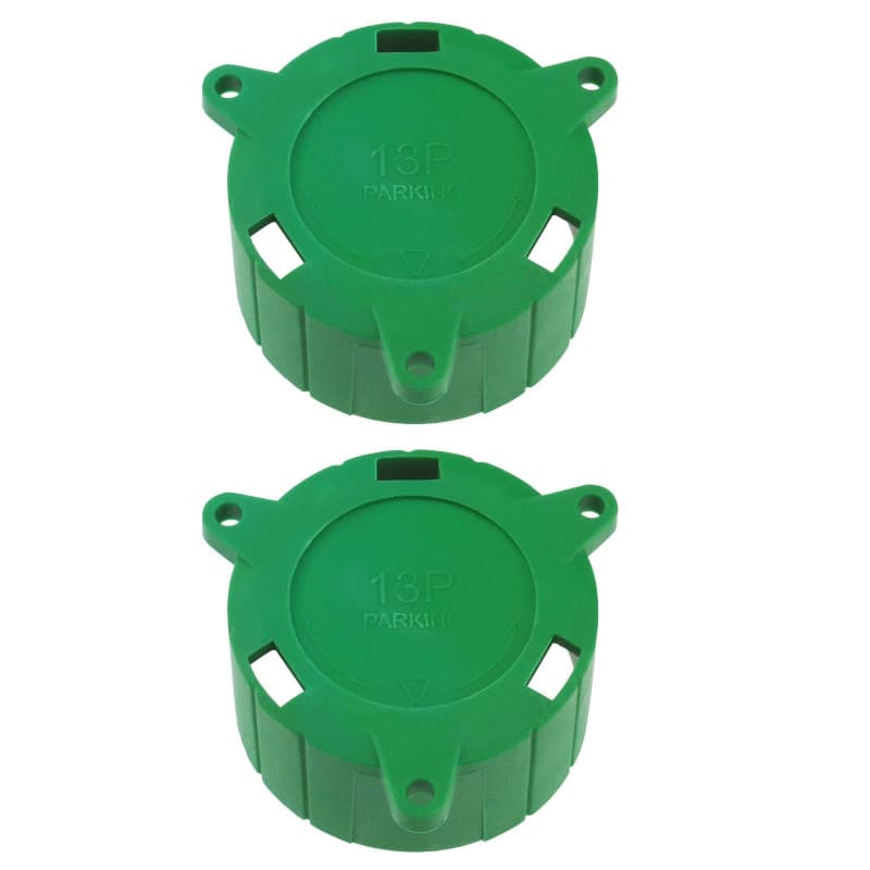EMSea 2pcs 13 Broches Prise de Remorque Protection Couvercle de Positionnement Prise de Stockage en Plastique Cache-poussière po