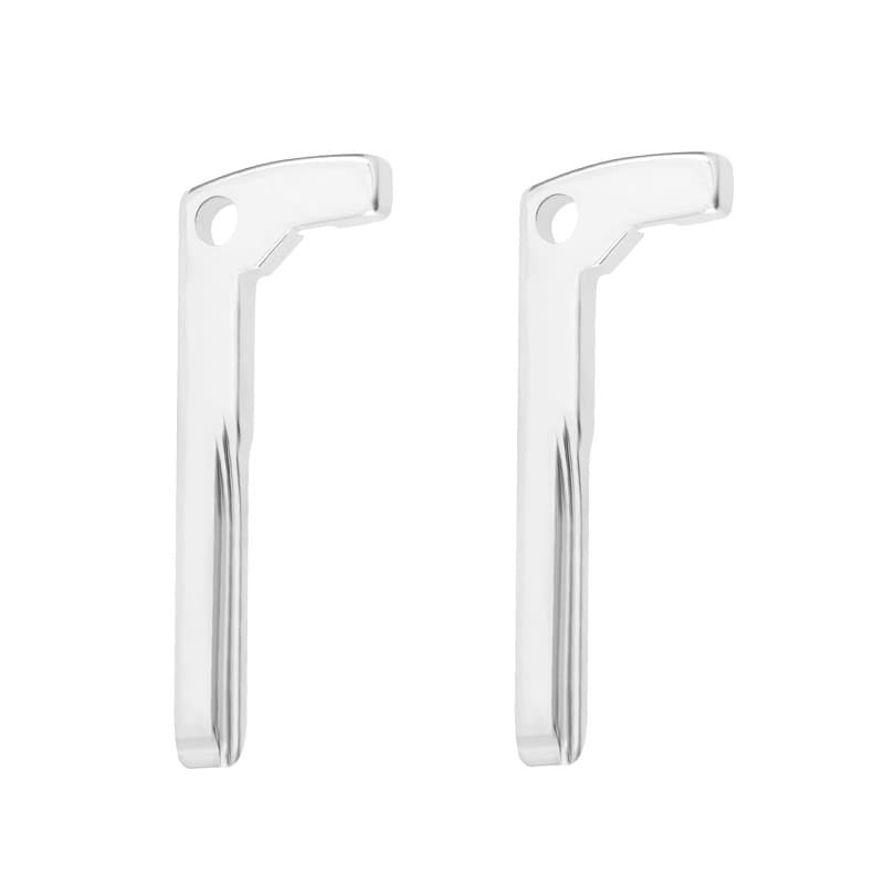 EMSea Lot de 2 lames de clé de voiture vierges pour télécommande intelligente compatible avec Mercedes W204 W212 W176 W246 Argen