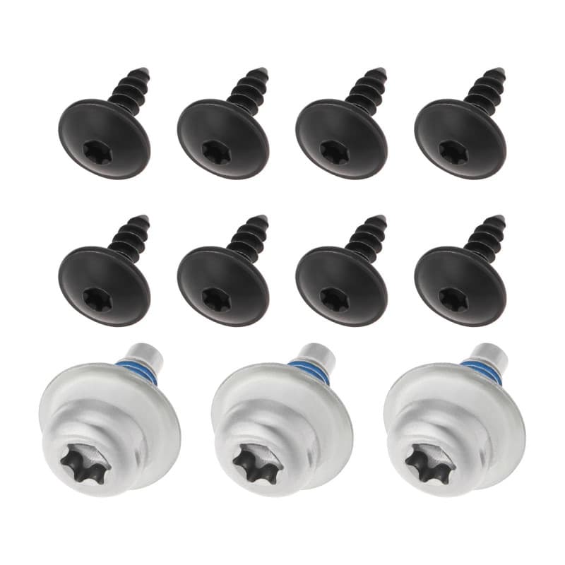 EMSea 1 Jeu de Fixation de Vis de Boulon de Plateau de sous-Plateau de Moteur Compatible avec VW Golf MK7 R GTI Comprenant 3 Bou