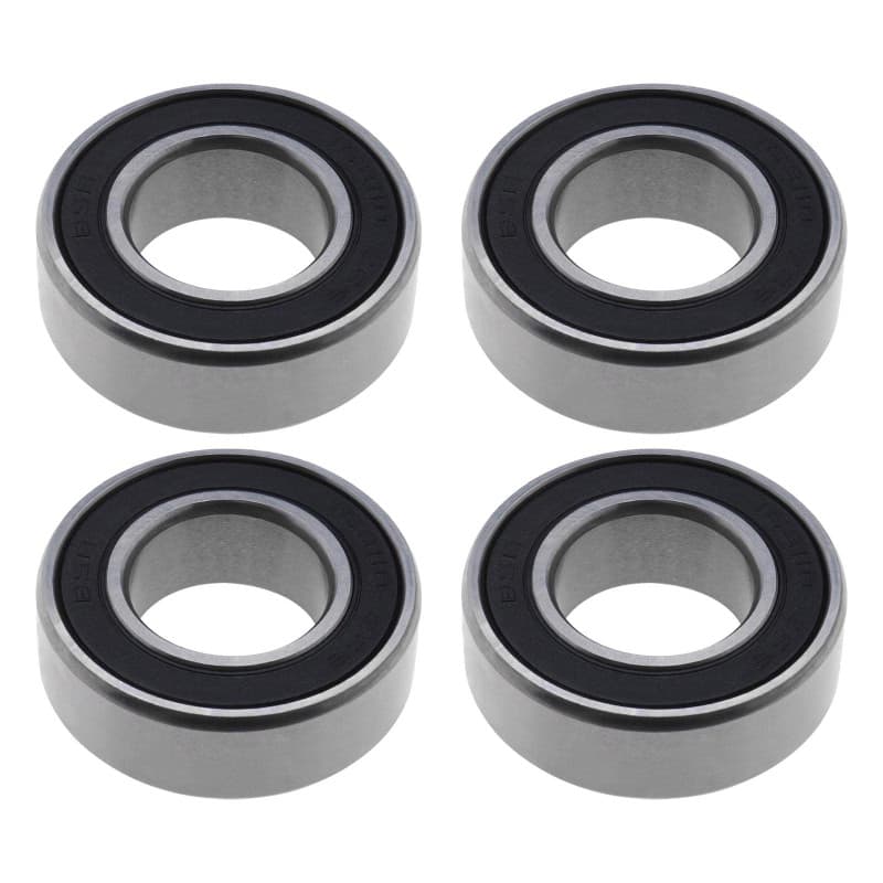 YINETTECH 4pcs 163110-2RS Roulements à Billes à Gorge Profonde Double Roulements à Joint en Caoutchouc en Acier au Carbone pour