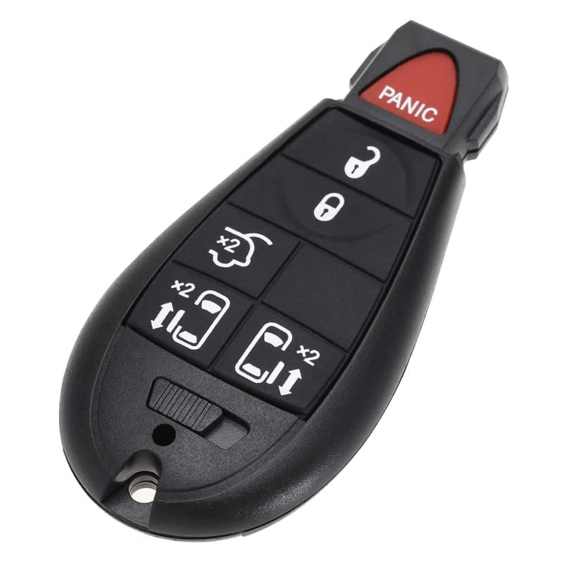 VGOL Coque de clé à Distance de Voiture à 5 Boutons Compatible avec Grand Voyager - Boîtier de Rechange pour télécommande sans c