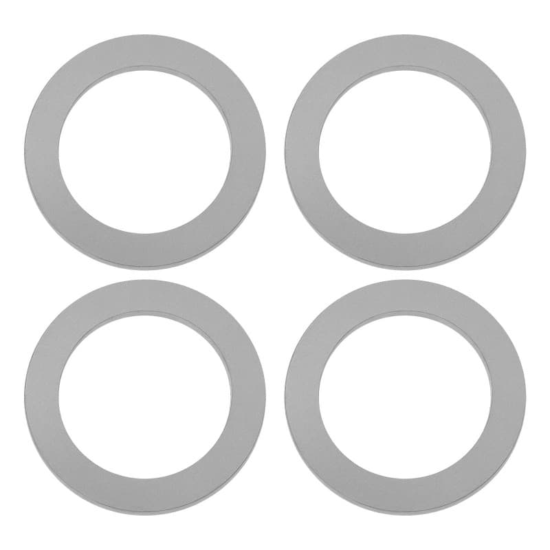 eMagTech 4 Pièces Rondelles de Pédale de Vélo 1,5mm d'épaisseur Rondelles de Pédale en Acier Inoxydable 304 pour Axes de Pédale