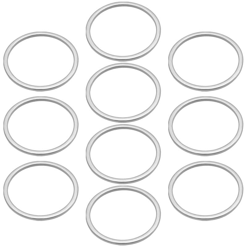 eMagTech Lot de 10 Bagues de Réduction de Scie de 25,4 à 22,2 mm Bagues D'alésage de Lame de Scie Rondelles de Bagues Entretoise