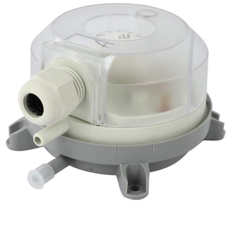 NISHZHU Pressostat différentiel d'air 50-500 Pa - Interrupteur micro-pression réglable