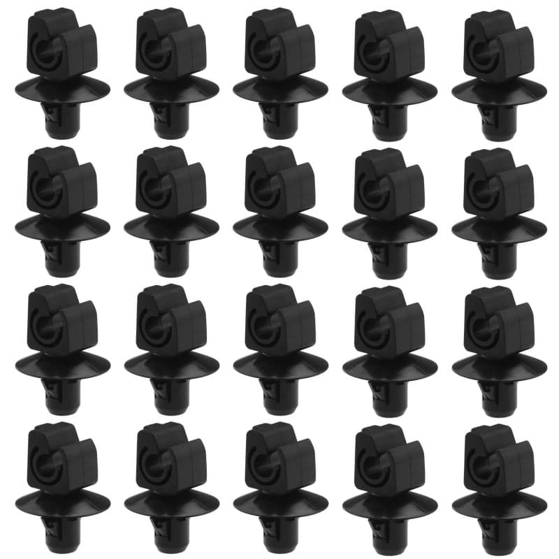 eMagTech Lot de 20pcs Clips de Support Tuyau de Rechange 6758612 Compatible avec Ford Clips Décoratifs Clips de Montage Panneau