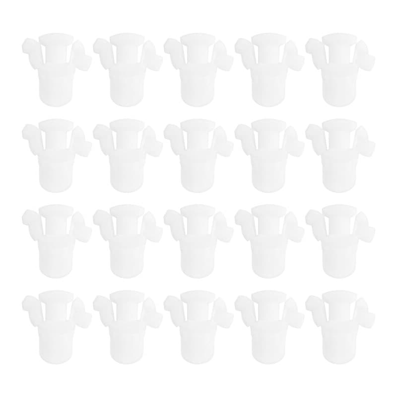 ECSiNG 20pcs Clip d'écrou Réglage de Phare 191941142 Compatible avec Golf 2 Compatible avec Jetta 2 Clips de Tête Support de Vis