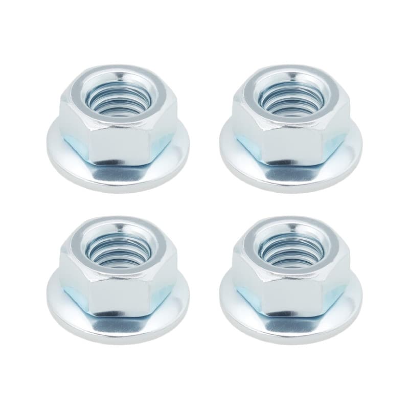 ECSiNG Lot de 4 écrous de rechange pour débroussailleuse M8 x 1,25 gauche gauche
