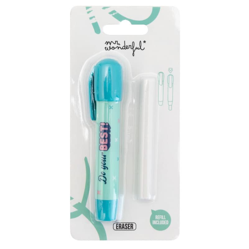 Mr.Wonderful - Gomme pour effacer et tout recommencer - Do your best!
