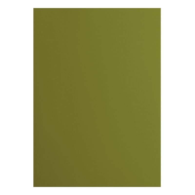 vaessen creative Florence Papier Cartonné, Vert (Olive), 216g, 10 Feuilles, Surface Lisse, pour Peindre, Scrapbooking et plus, D