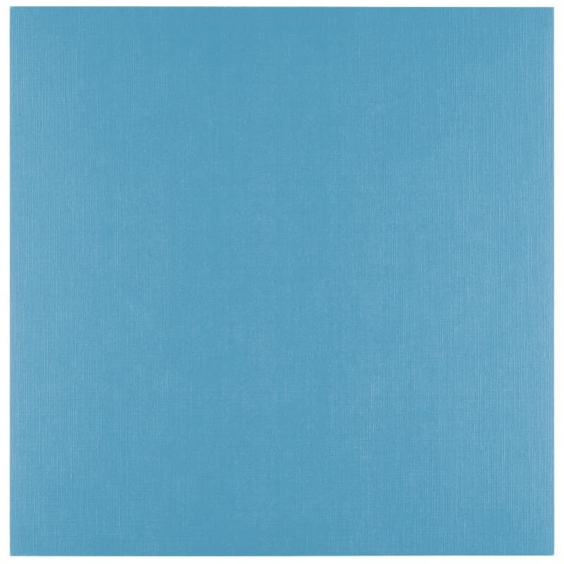 Florence Papier Cartonné en Lin Bleu 250 g – Papier Scrapbooking 30,5 x 30,5 cm – Mountain Lake – Papier Cartonné Couleur – Invi