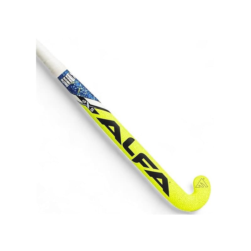 A L F A Ax5 Hockey Stick Bâton Unisexe, Jaune Fluo, 36.5 inches