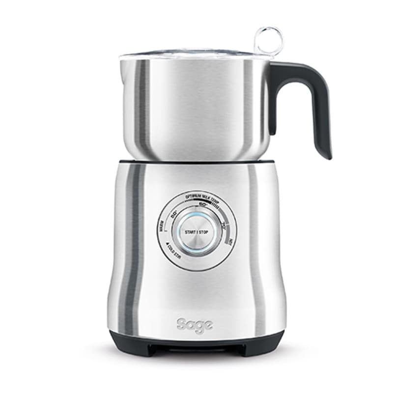 Sage - The Milk Cafe - Mousseur à Lait pour Latte, Capuccino, Chocolat Chaud et Autres Boissons Chaudes - Acier Inoxydable Bross