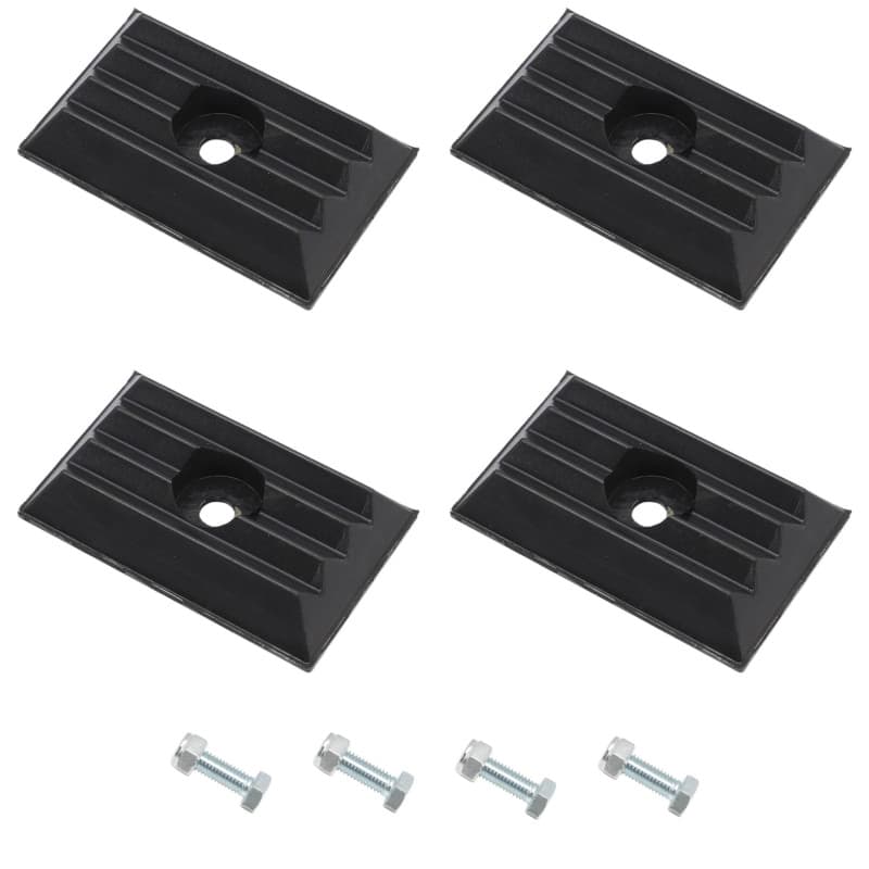 Attisfiera Lot de 4 tampons de butée, ressort à lames, plaque intermédiaire pour Jumper Boxer Ducato 1362685080 - Suspension arr
