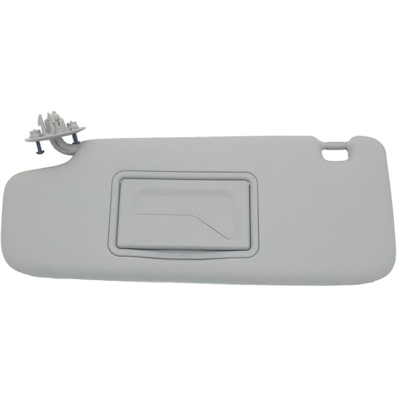 Pare-Soleil de Voiture Pare-Soleil Gauche avec Miroir adapté for Chevrolet Aveo 2012 2013 2014 Gris Visières de Soleil