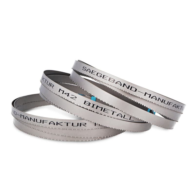 Lot de 3 lames de scie à ruban bimétal Premium M42 HSS 1325 x 13 x 0,65 mm – Denture variable 8/12 dents/pouce (TPI) – Coupe mét
