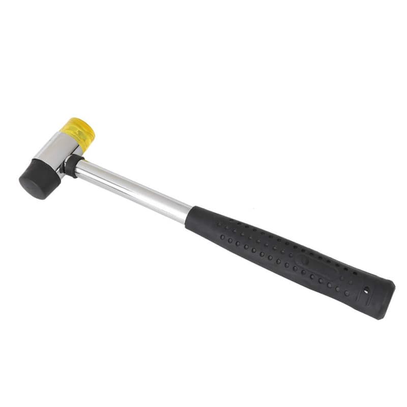 Alomejor Multifonctionnel Fret Marteau Guitare À Double Tête Frette Marteau Outil À Main DIY avec Caoutchouc en Plastique pour L