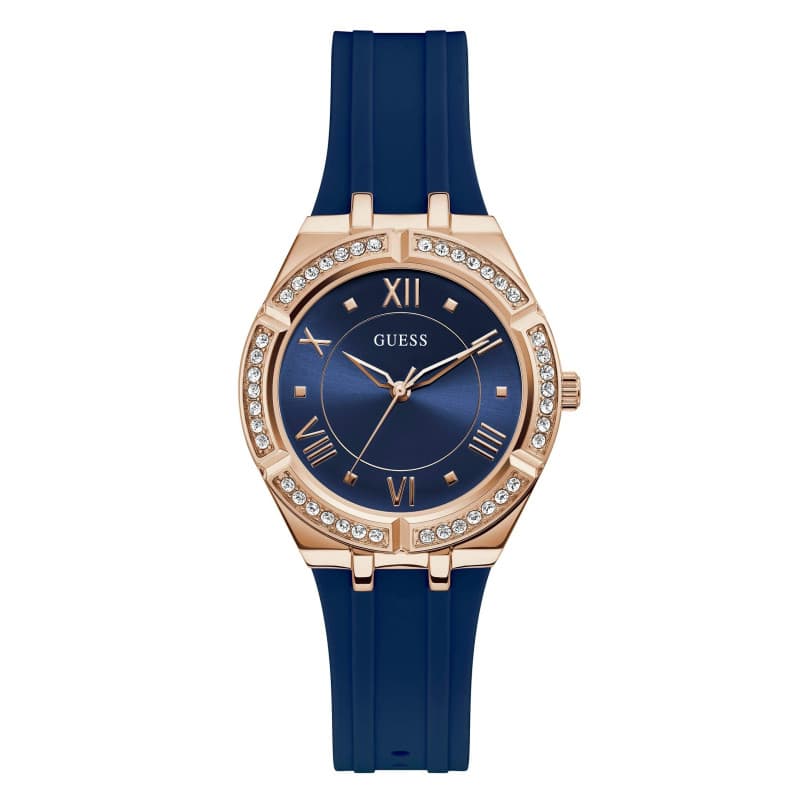 GUESS Mixte Analogique-Numérique Quartz Montre avec Bracelet en Acier Inoxydable