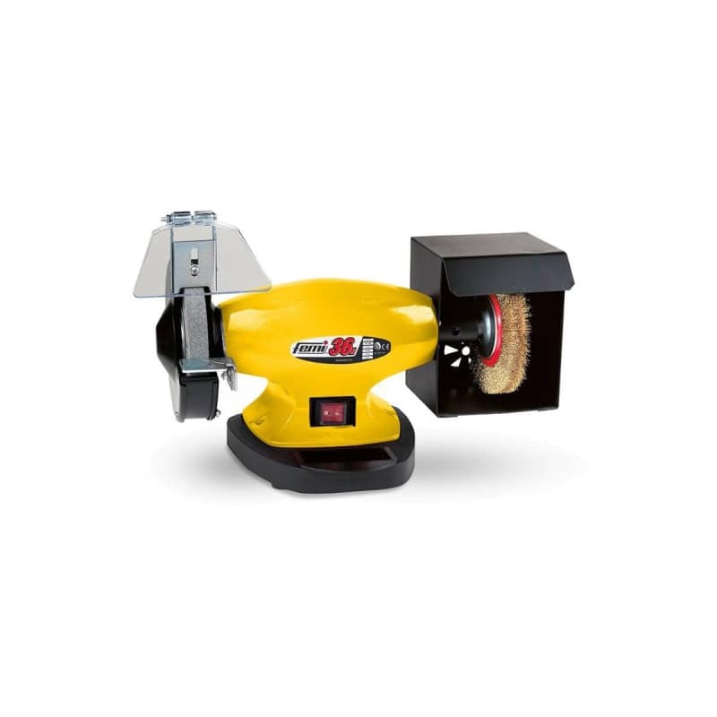 Meuleuse d'établi BG 36 N 450 W - meule avec brosse Ø 150 mm.