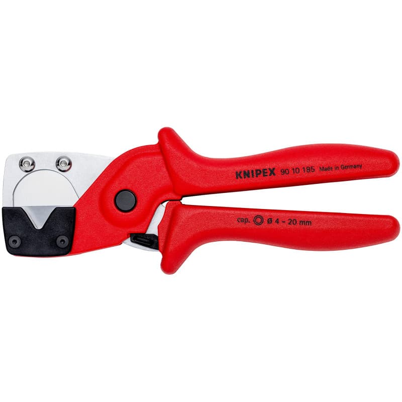 KNIPEX Coupe-tube pour tuyaux multicouche et pneumatiques en plastique renforcé de fibres de verre 4 - 20 mm (carte LS/blister)
