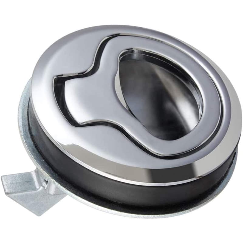 POFET Verrou de porte de placard, boîte aux lettres, tiroir, armoire, camping-car, camping-car, chrome, S 38 mm