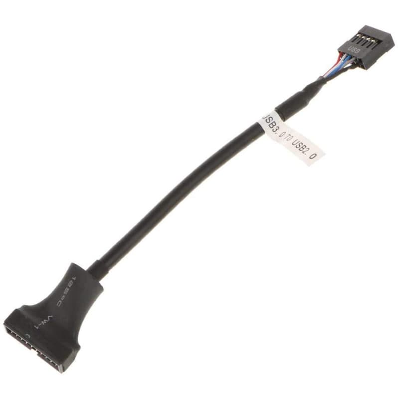 POFET Câble USB 2.0 9 broches femelle vers USB 3.0 mâle 20 broches, Adaptateur convertisseur USB 9 broches vers 20 broches