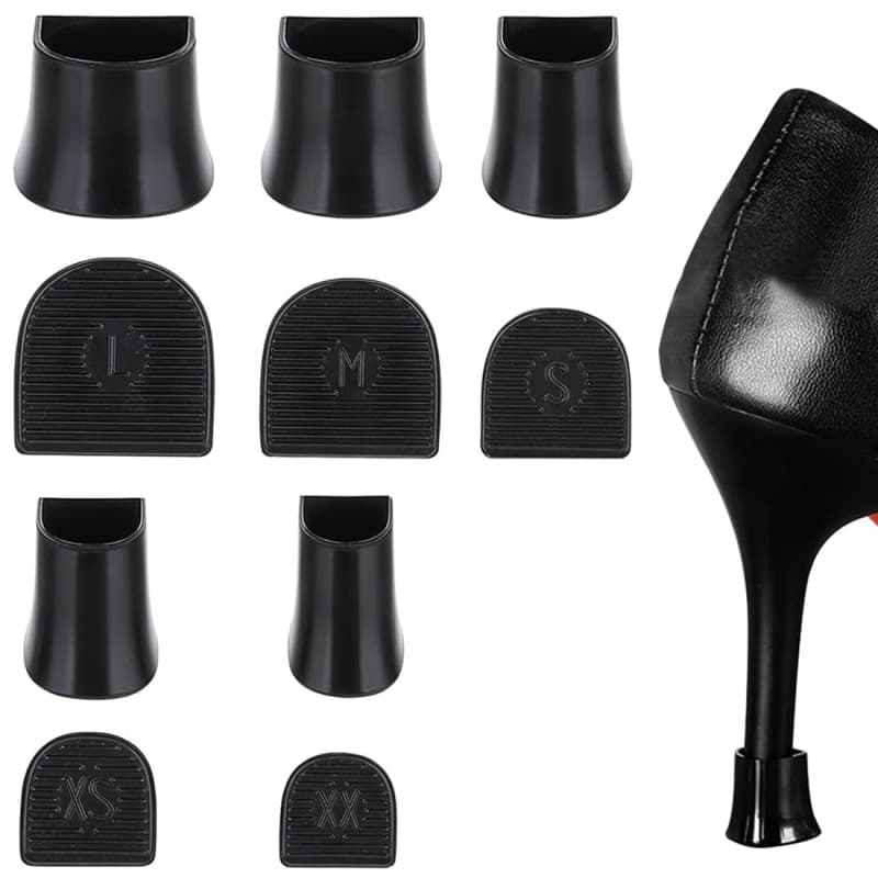 JEYORZY 5Paires Embouts Talons Femme Haut Talon Protecteurs Talon, Protège-Talons Hauts, Protège-Talons, Protege Talon Chaussure
