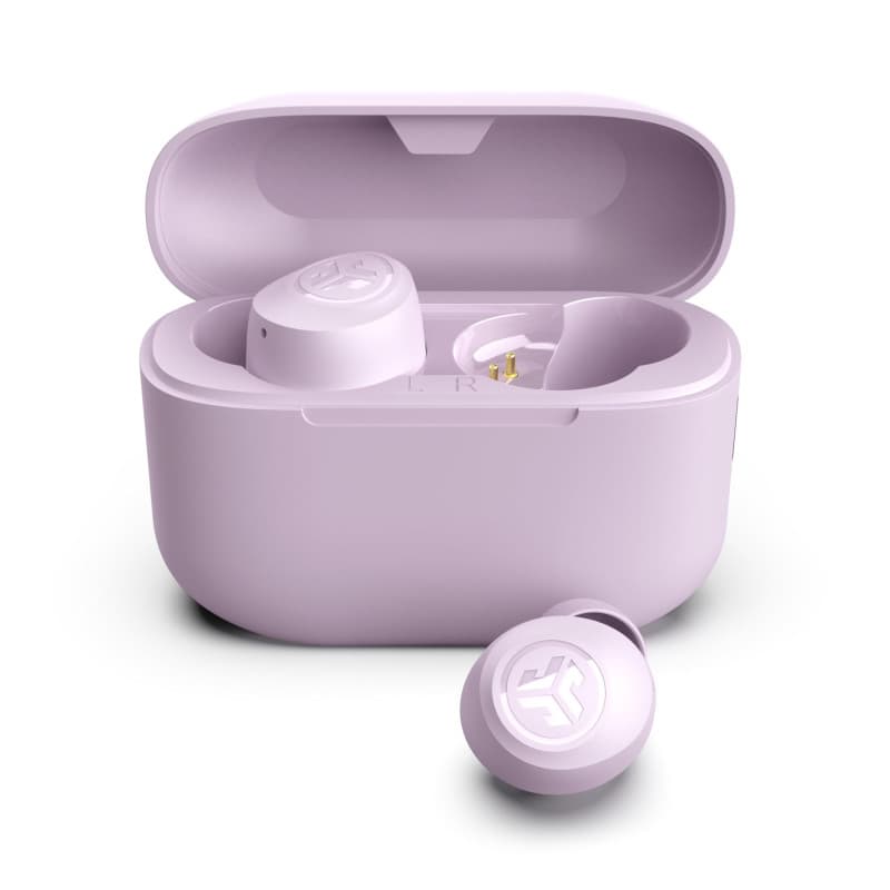 JLab Go Air Pop+ Ecouteurs Bluetooth sans Fil - Écouteurs Intra-Auriculaires avec Micro, 35+ Heures d'Autonomie, Ecouteur et Boî