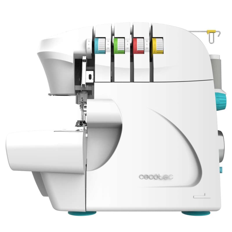 Cecotec Machine à Coudre Bellecouture Overlock, Vitesse 1100 tr/min, Pression du Pied-De-Biche Réglable, Entraînement Différenti