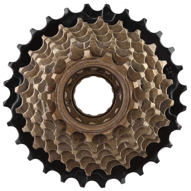 AYNEFY Cassette à 8 Vitesses, Cassette de Vélo à Roue à Visser, Pignon de Cassette à Roue à 8 Vitesses pour Vélo de Montagne