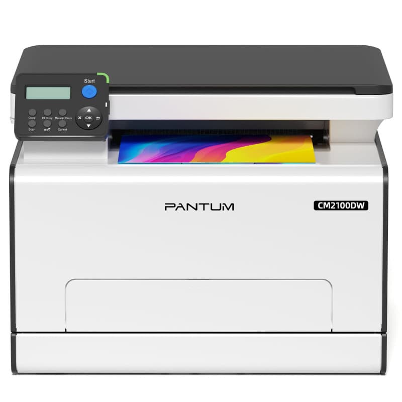 PANTUM CM2100DW Imprimante Laser Couleur Multifonction 3en1 Impression/Copie/Scan, Impression Recto-Verso Automatique, WLAN/Net/