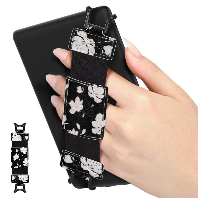MoKo Dragonne Souple pour 6-8" Kindle eReaders Fire Tablet Kobo/Voyaga/Sony Kindle E-Book Tablet, Sangle de Sécurité Tablette Po