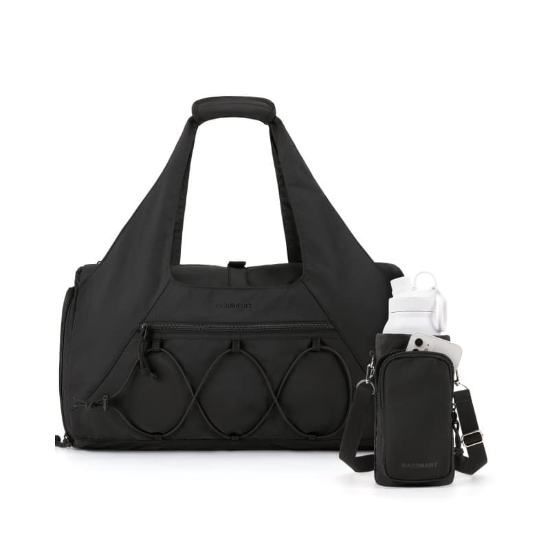 BAGSMART Sac de sport pour femme - Sac de voyage léger avec compartiment à chaussures - Sac de voyage avec compartiment humide -