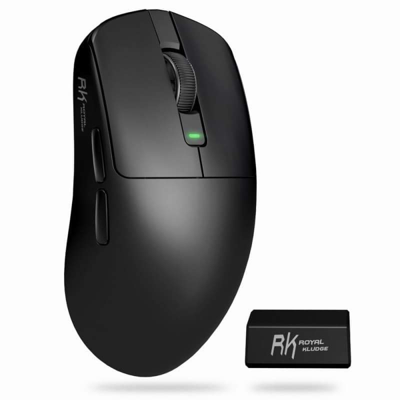 RK ROYAL KLUDGE M3 Souris sans Fil 47g Ultra-Légère avec Capteur de Haute Précision PAW3950, Souris Gamer 3 Mode (BT / 2.4G / US
