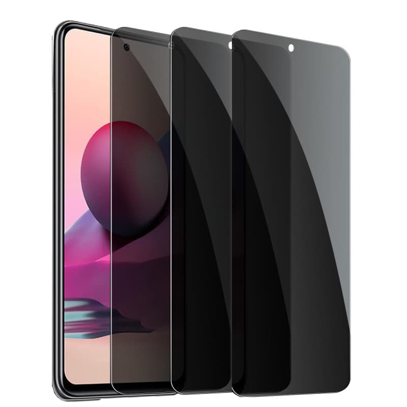 3 Pièces Protecteur D'écran Anti-Espion pour Xiaomi Redmi Note 11 Pro+ 5G, Verre Trempé Protection Écran de Confidentialité pour