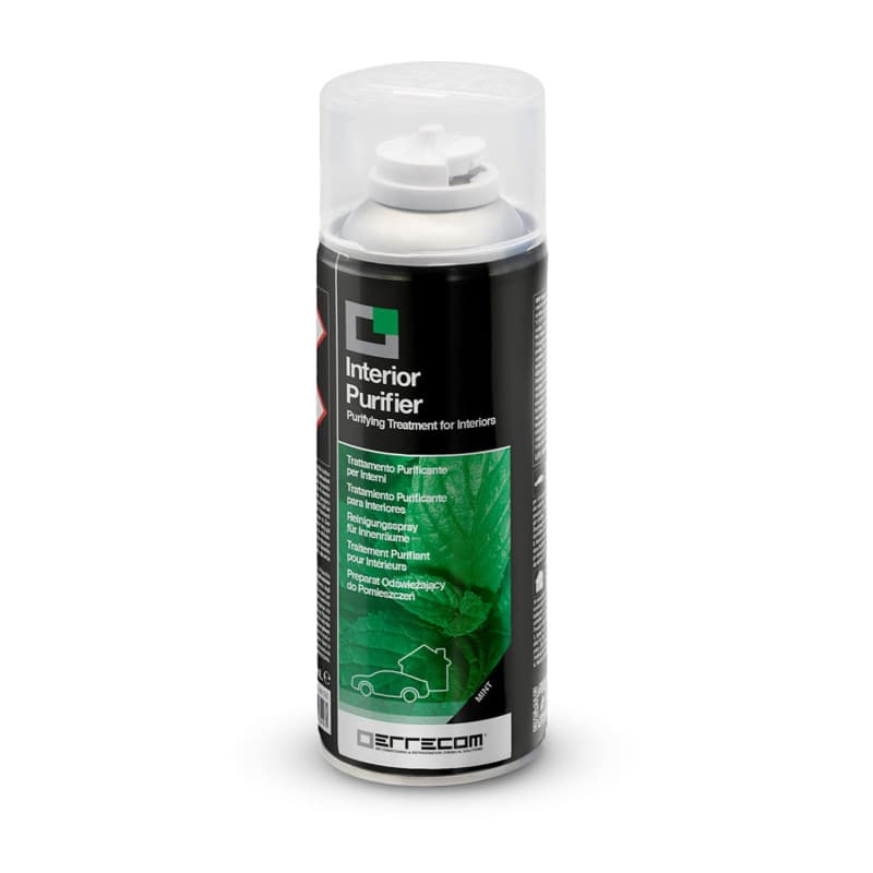 ERRECOM Interior Purifier, Traitement Purifiant pour Intérieurs et Habitacles, Parfum Menthe, 200 ML