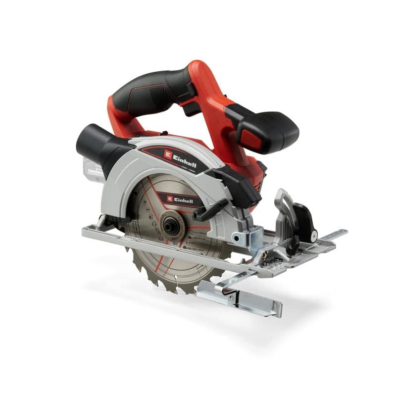 Einhell Scie circulaire Ø165mm sans fil TE-CS 18/165-1 Li Solo Power X-Change (18V, Lame Ø165x20mm, Réglage sans outil de la pro