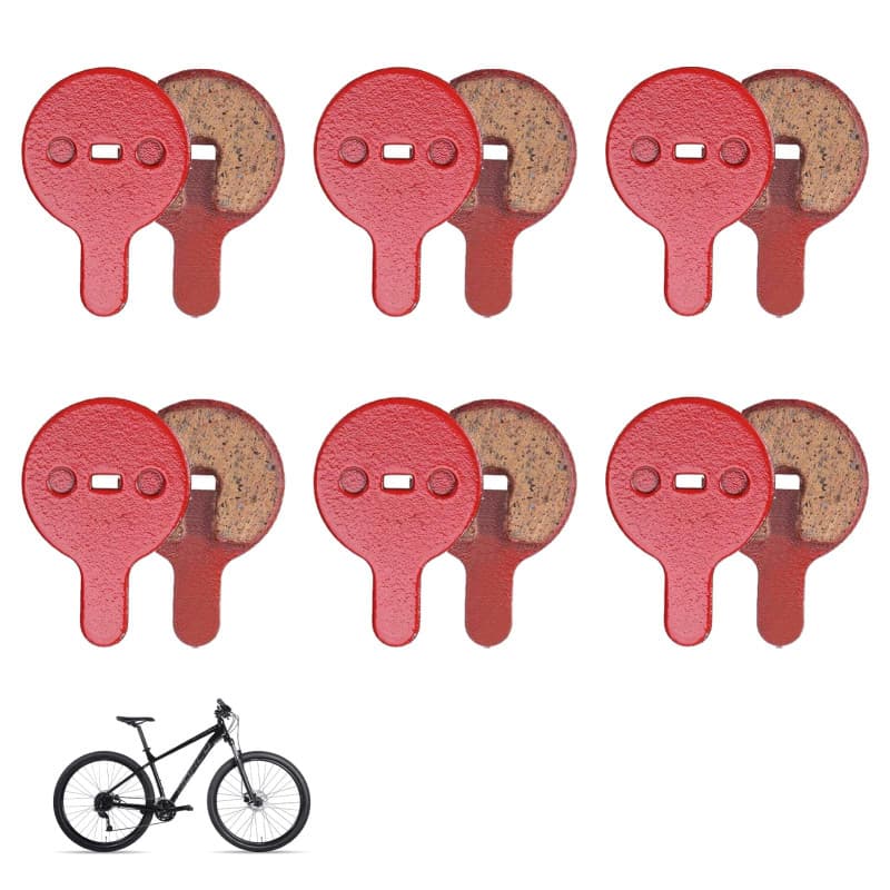 12 Pièces Plaquette de Frein Velo, Plaquettes de Frein à Disque Compatibles avec Trottinette Électriques Draisienne et Vélos, Pl