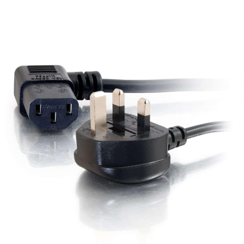 C2G Cordon d'Alimentation Universel 2m Noir pour Périphériques