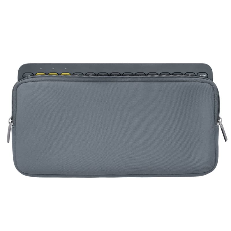kwmobile Housse de Protection Compatible avec Clavier Logitech K380 - Sacoche pour Clavier sans Fil en néoprène Gris