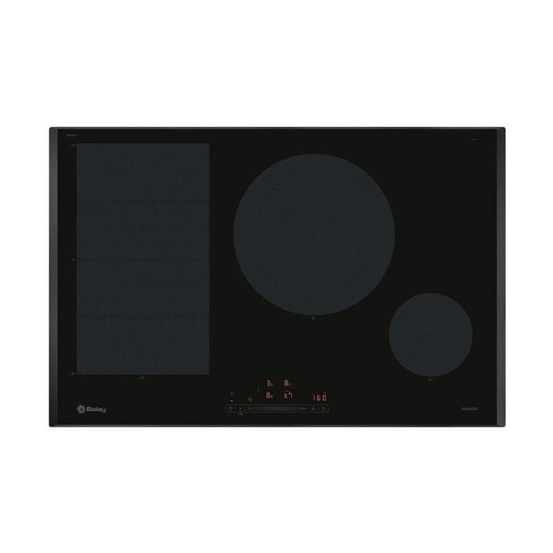 Plaque à Induction Balay 80 cm avec Zone Flex et 11 Niveaux de Puissance