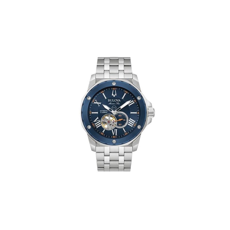 Montre Analogique Quartz Bulova 98A302 pour Adultes avec Bracelet Argent