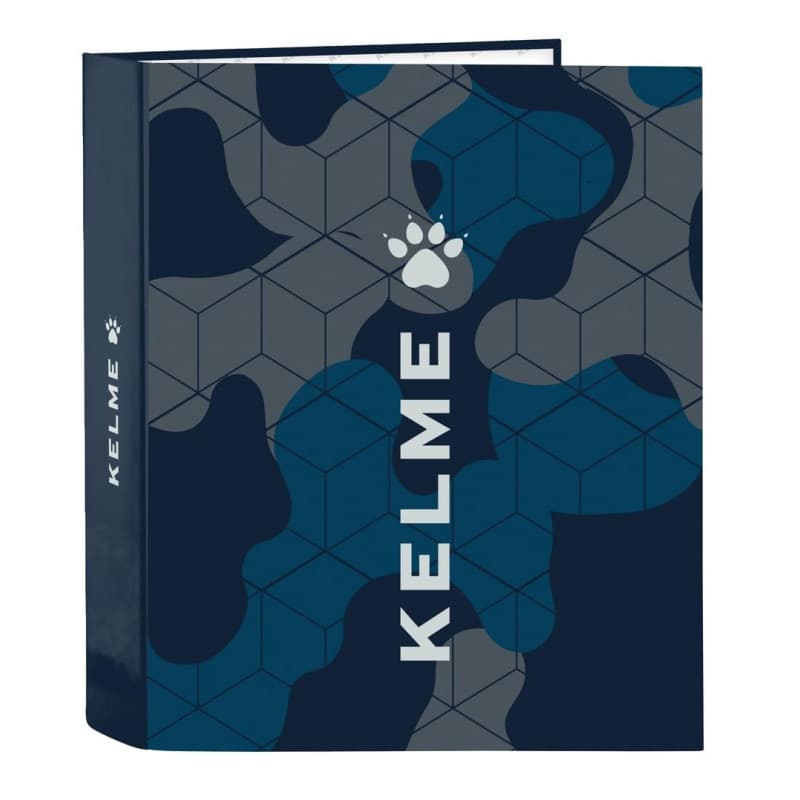 Classeur Safta Kelme EPIC 4 Anneaux Bleu Marine pour Enfants
