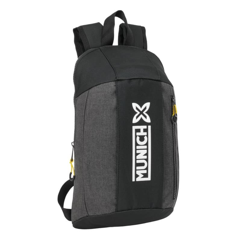 Sac à dos Safta Munich Topo Mini pour enfants - Confortable et résistant, Noir