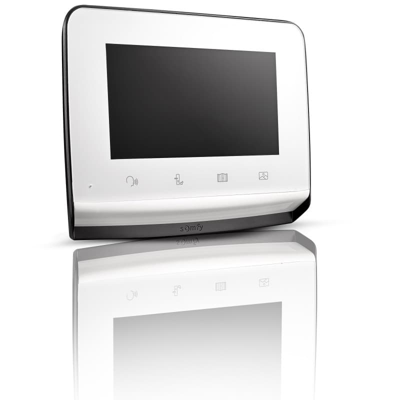 Moniteur Intérieur Somfy V350 avec Écran 7 Pouces - Blanc