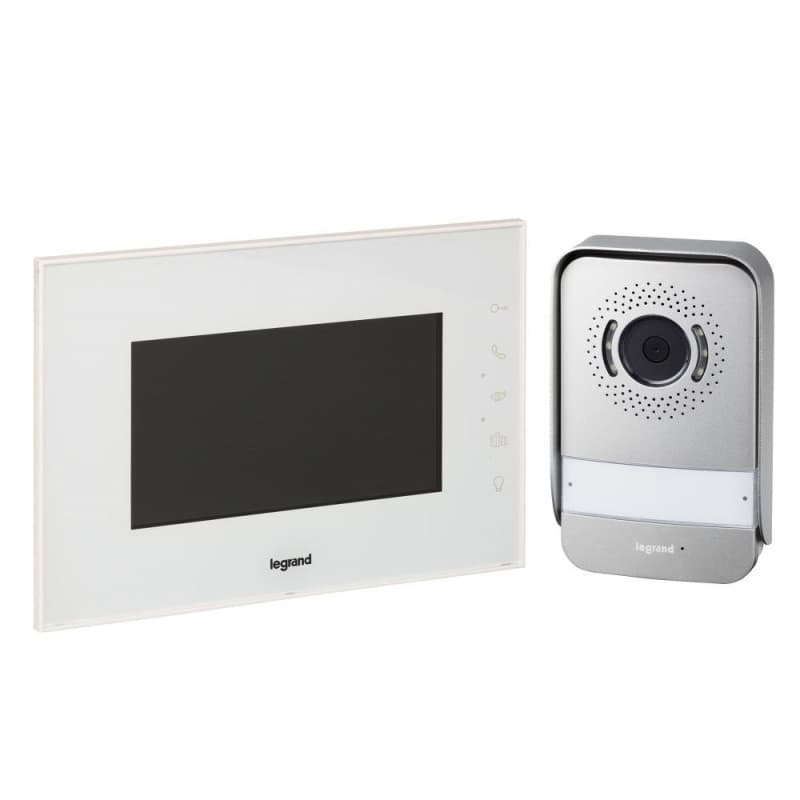Interphone Vidéo Legrand 7 Pouces avec Caméra Grand Angle