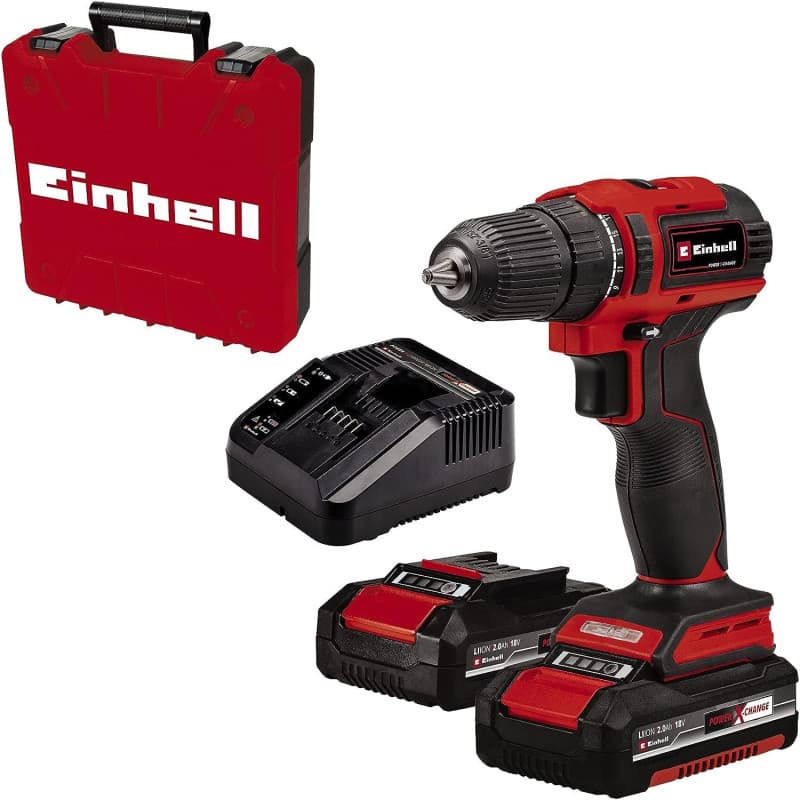 Perceuse Visseuse Sans Fil Einhell TE-CD 18/40 Li BL avec 2 Batteries 2,0 Ah