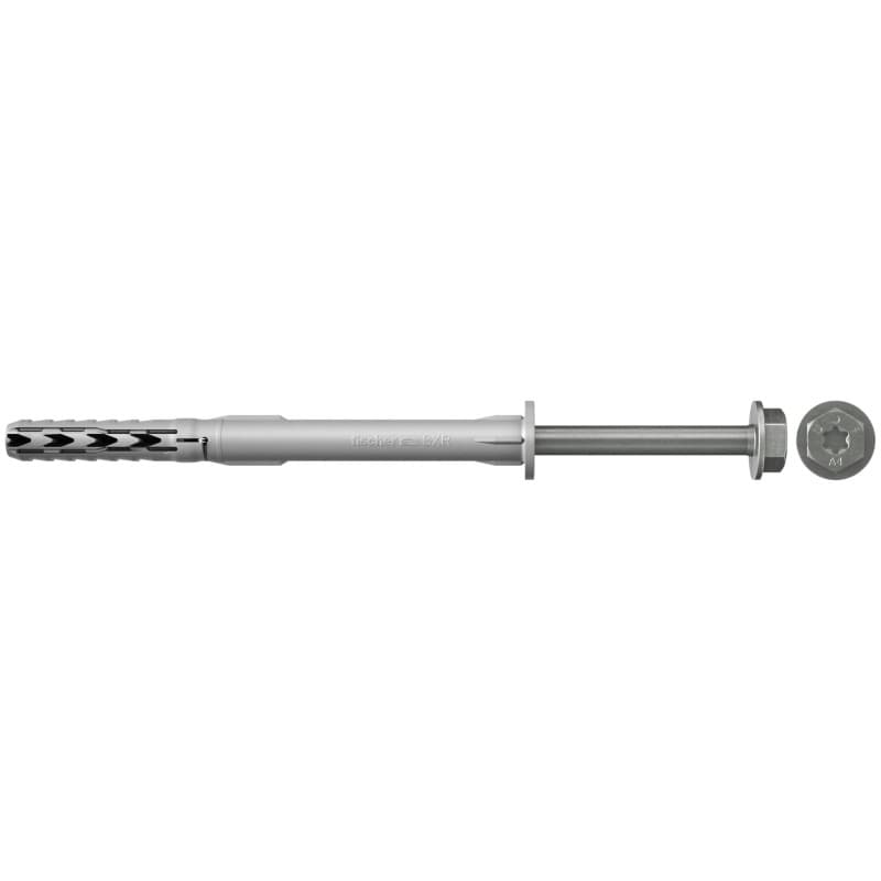 Cheville SXR 10 x 200 avec vis inox A4 pour fixation de cadres - Boîte de 50