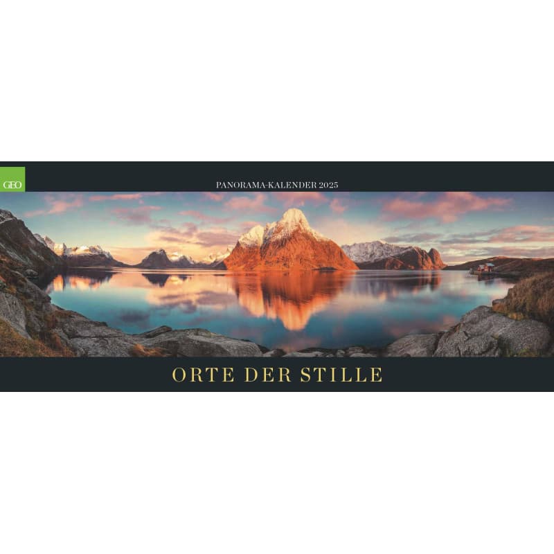 Calendrier mural GEO Panorama 2025 - Lieux de silence en grand format